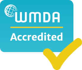 WMDA Accrediation Logo