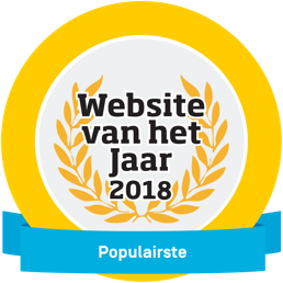 Website van het jaar 2018 - Populairste